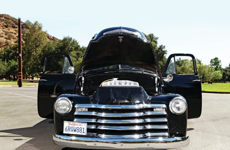 1952, Chevrolet, 3100, Panel, Custom, Stationwagon, Truck, Tuning, Hot, Rods, Rod, Gangsta, Lowrider HD Wallpaper Desktop Background