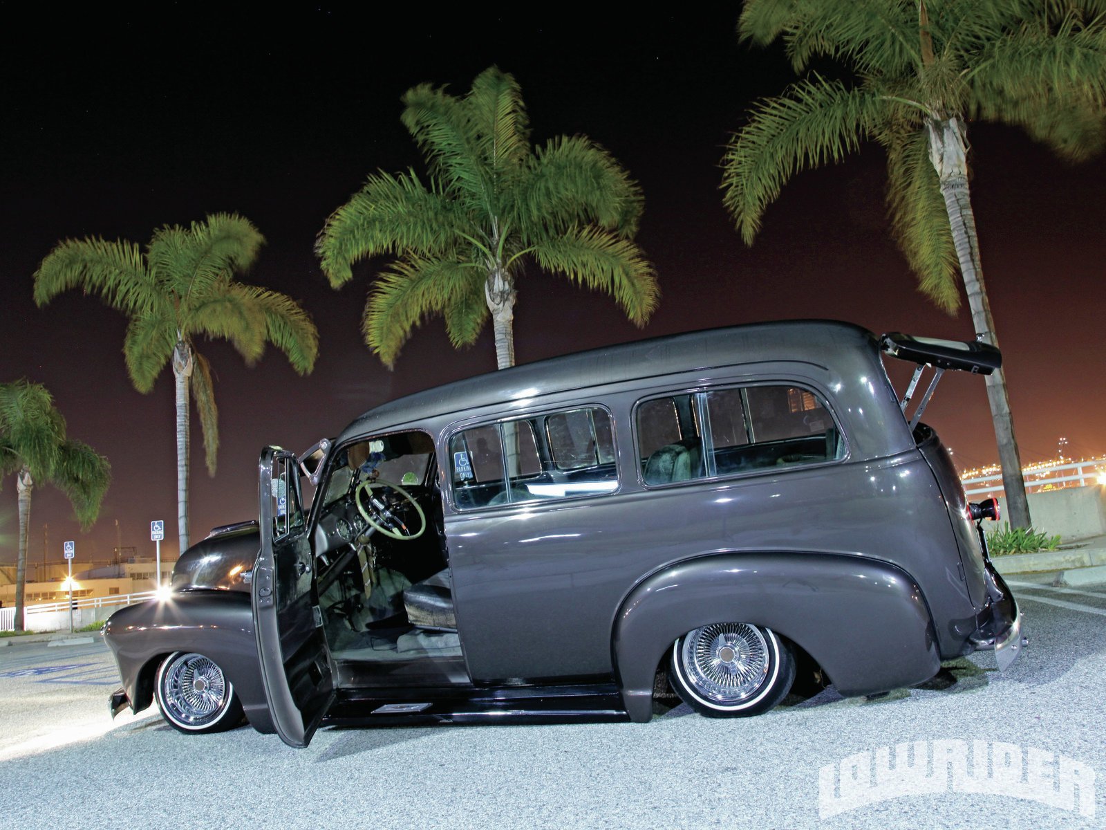 1952, Chevrolet, Suburban, Custom, Suv, Truck, Tuning, Hot, Rods, Rod, Gangsta, Lowrider Wallpaper