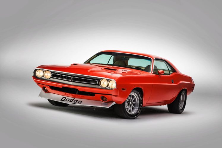 1971, Dodge, Challenger, Cars, Orange, Street legal, Racecar HD Wallpaper Desktop Background
