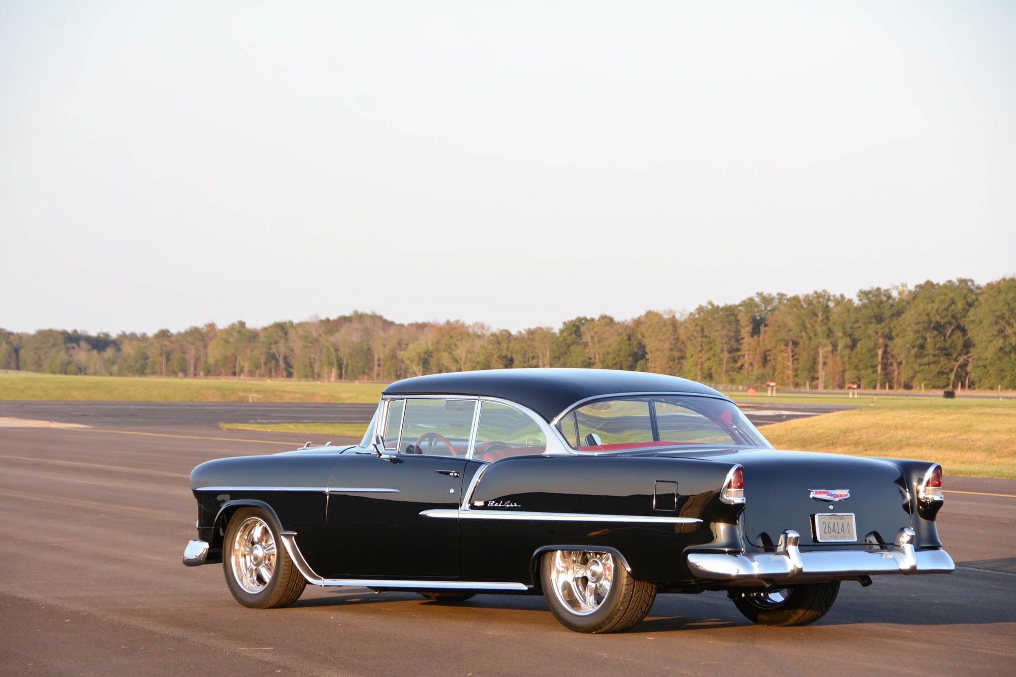 1955, Chevrolet, Bel, Air, Cars, Black, Classic, Modified Wallpaper