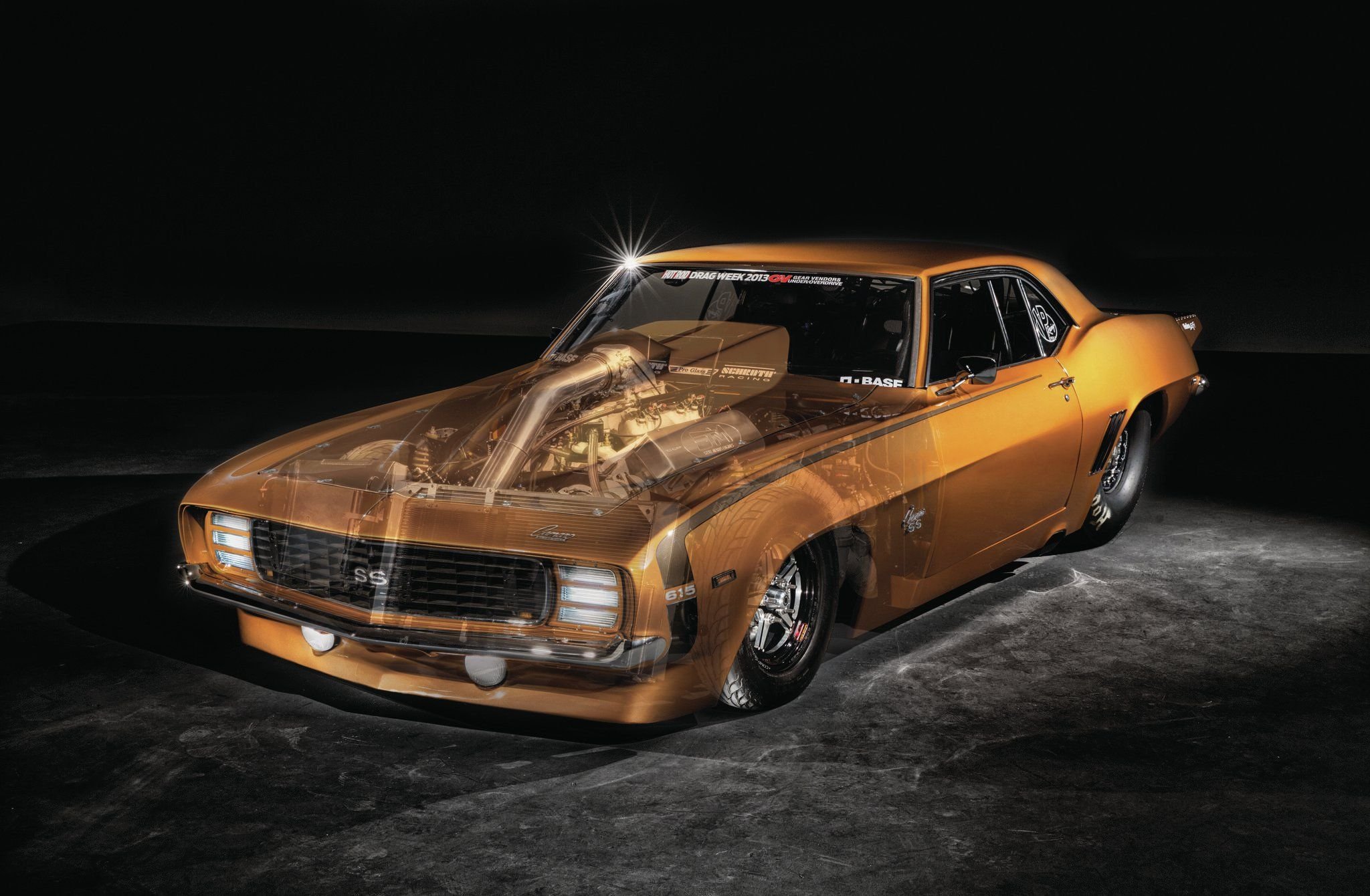 1969, Chevrolet, Camaro, Cars, Drag Wallpaper