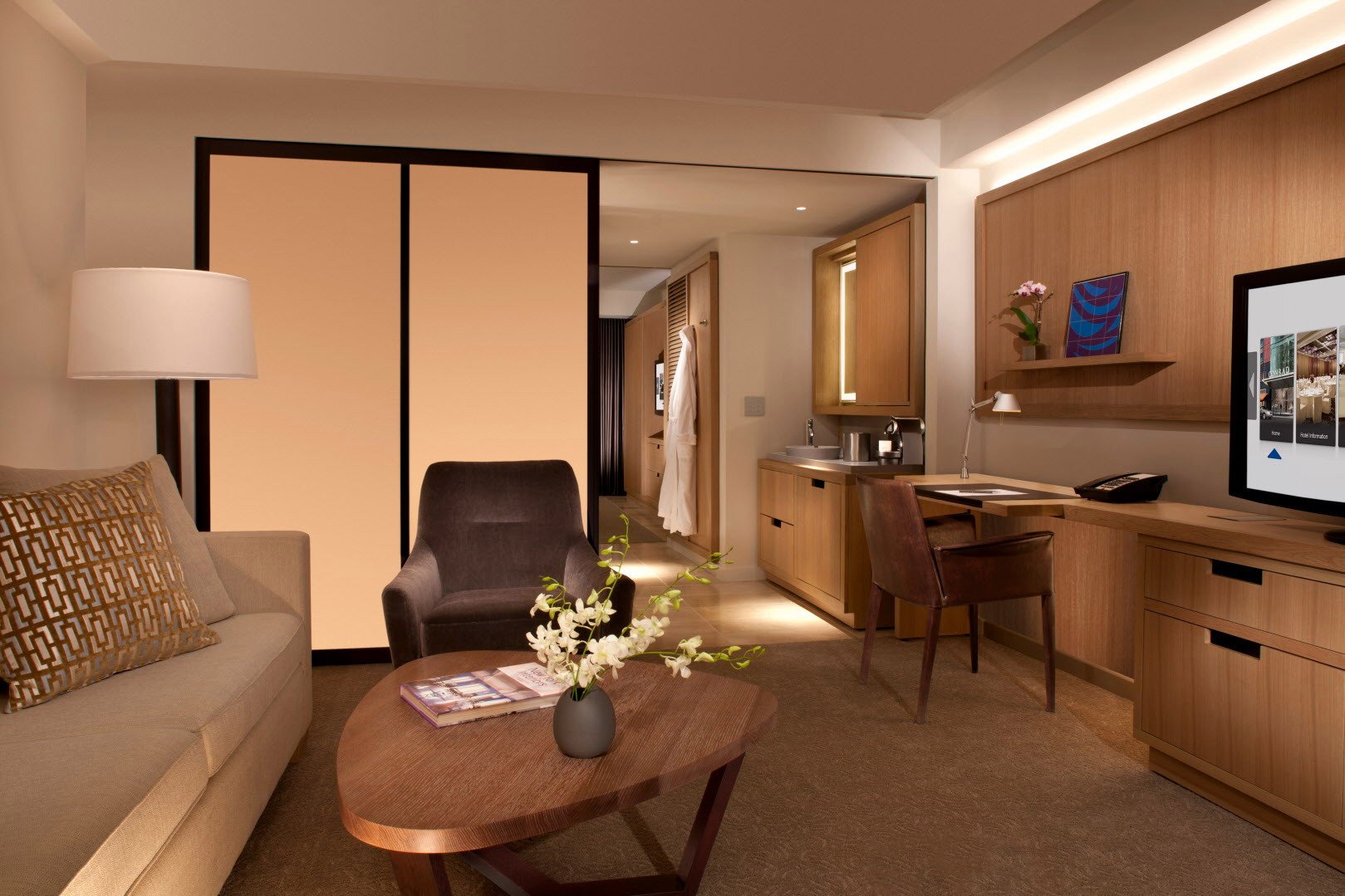interior, Design, Room, Furniture, Architecture, House, Condo, Apartment Wallpaper