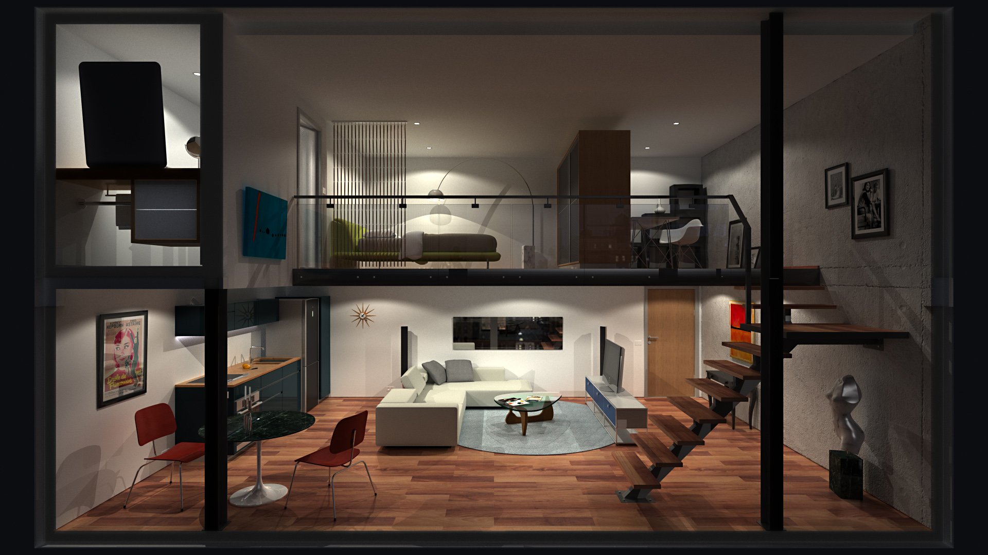 interior, Design, Room, Furniture, Architecture, House, Condo, Apartment Wallpaper