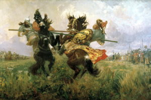 picture, Kulikov, Battle, Duel