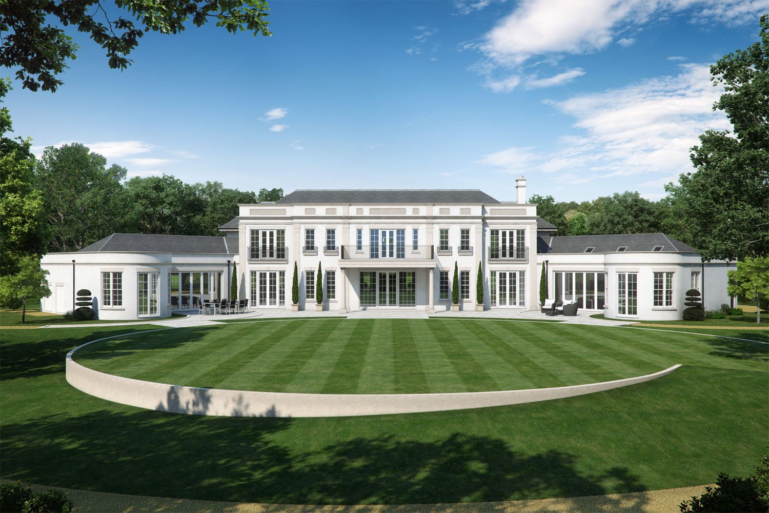 mansion, House, Architecture, Luxury, Building, Design Wallpaper