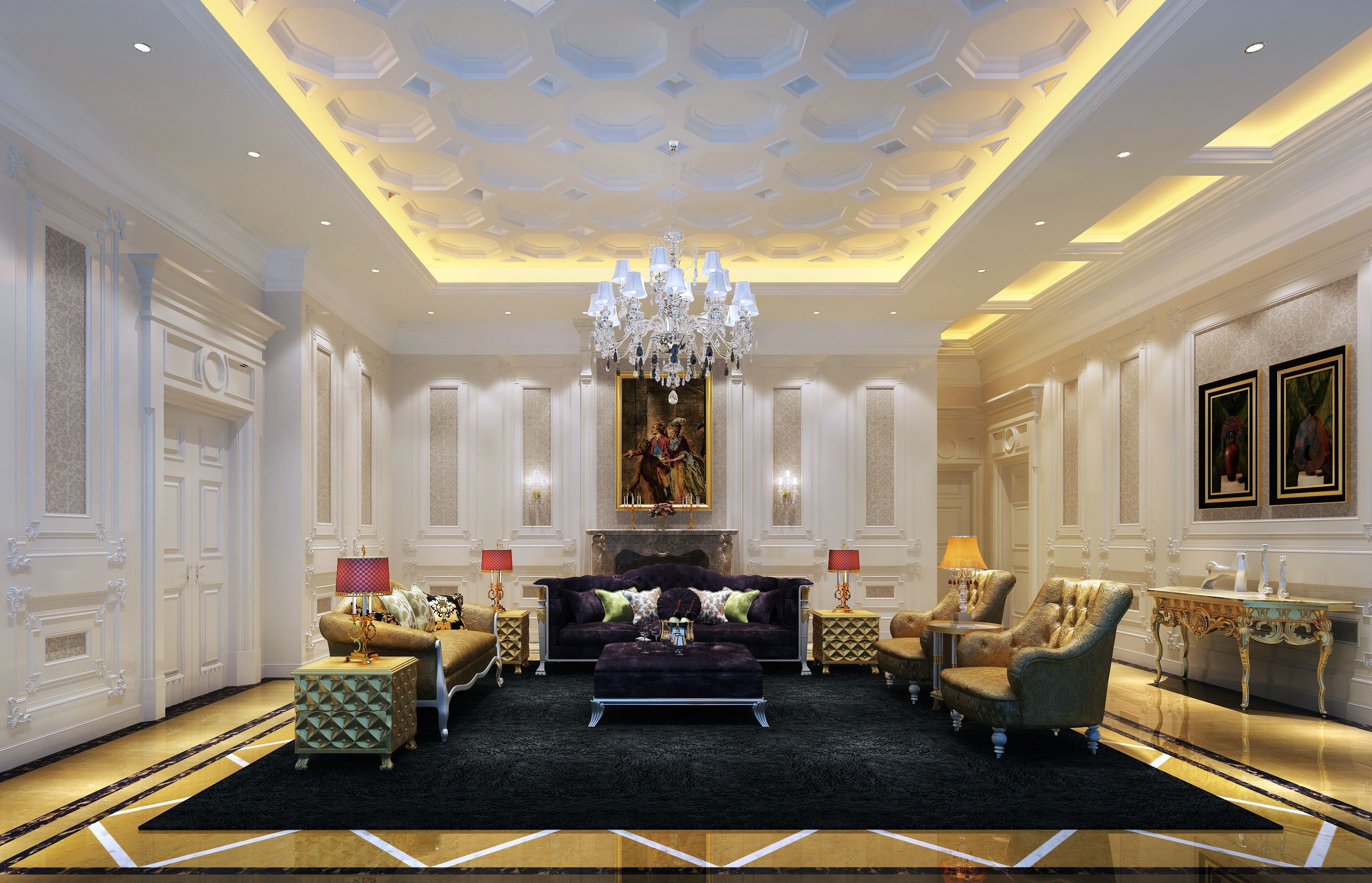 mansion, House, Architecture, Luxury, Building, Design Wallpaper