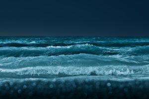 waves, Blue, Beauty, Beach, Bokeh, Nature