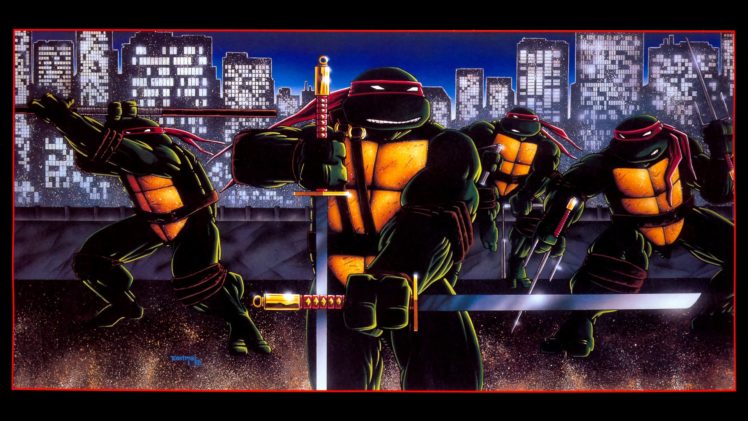 teenage, Mutant, Ninja, Turtles, Fantasy, Sci fi, Adventure, Warrior, Animation, Action, Fighting, Tmnt HD Wallpaper Desktop Background