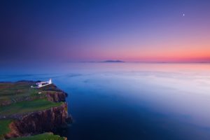 strait, Sea, Rock, Lighthouse