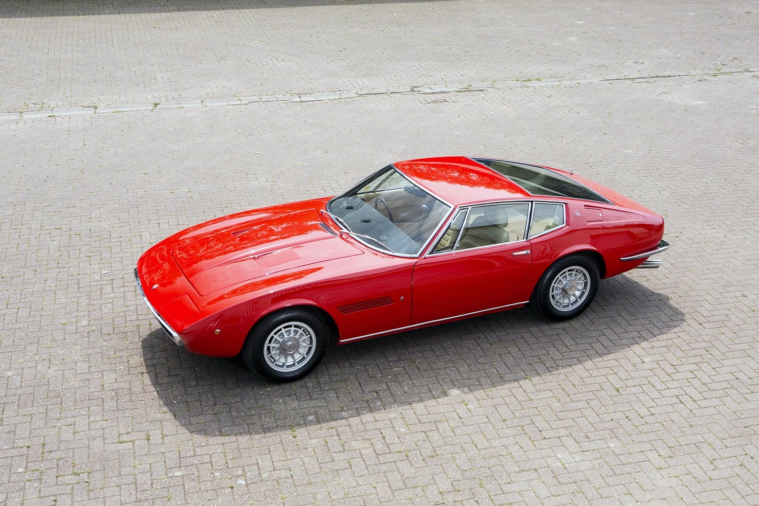 maserati, Ghibli, Ss, Uk spec, 1970, Cars, Red, Classic Wallpaper