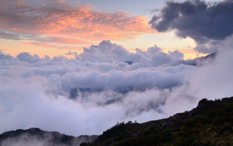 mountain, Sky, Clouds, Beauty, Amazing HD Wallpaper Desktop Background