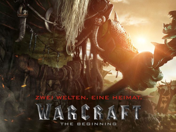 warcraft, Beginning, Fantasy, Action, Fighting, Warrior, Adventure, World, 1wcraft, Poster HD Wallpaper Desktop Background