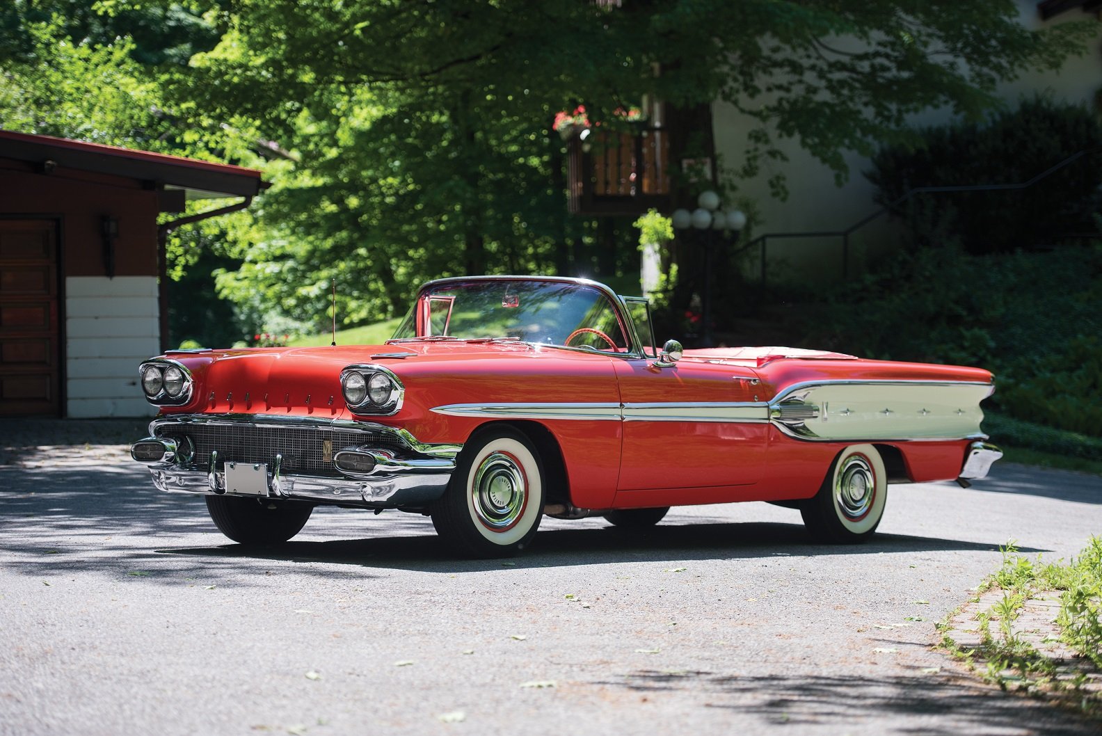 1958, Pontiac, Parisienne, Convertible, Cars, Classic Wallpaper
