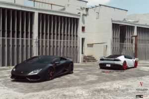 white, Lamborghini, Huracan, Vellano, Wheels, Cars