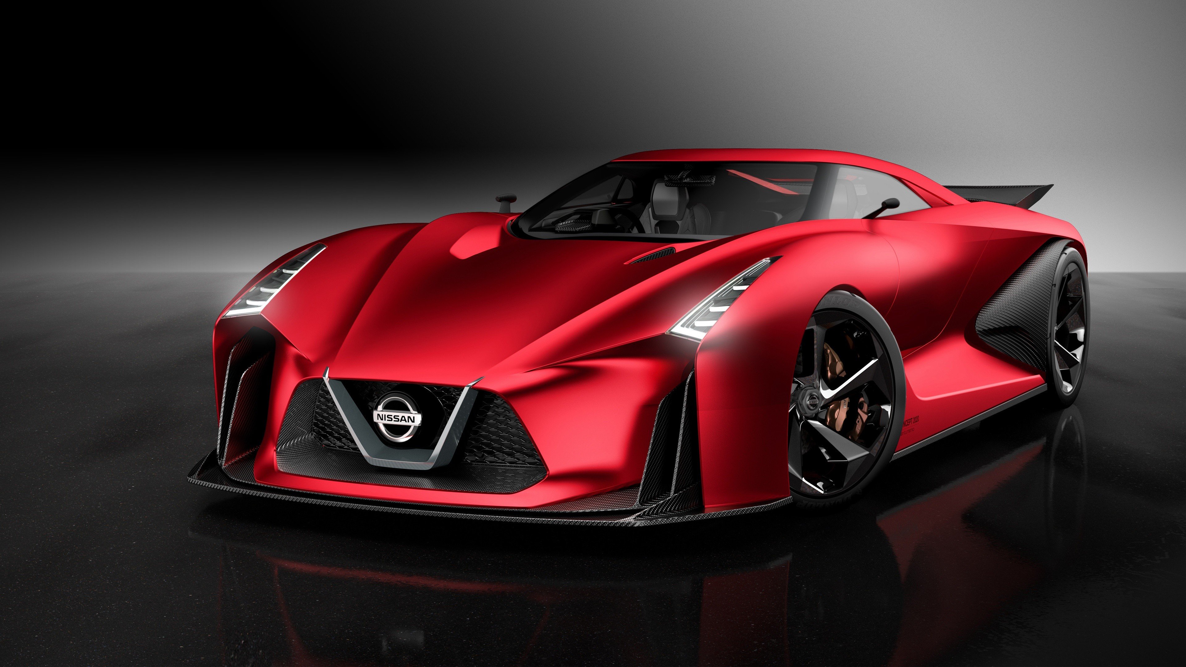 nissan, Concepto, Rojo, Coche, Japon Wallpaper