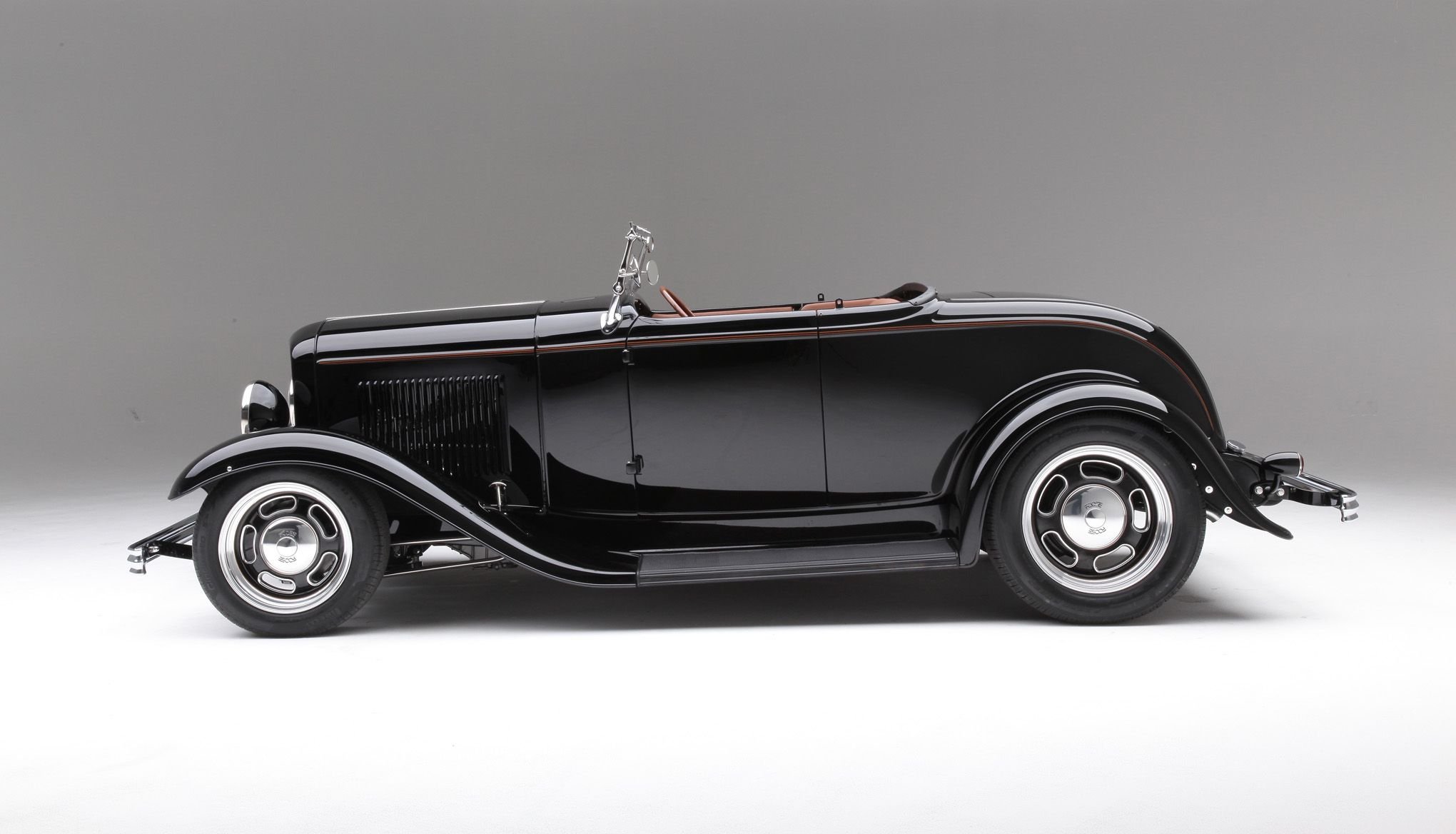 1932, Ford, Deuce, Roadster, Cars, Black, Hot, Rod Wallpaper