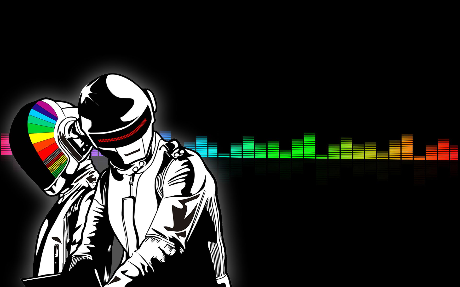daft, Punk, Dubstep, Electro, House, Dance, Disco, Electronic, Robot, Cyborg Wallpaper