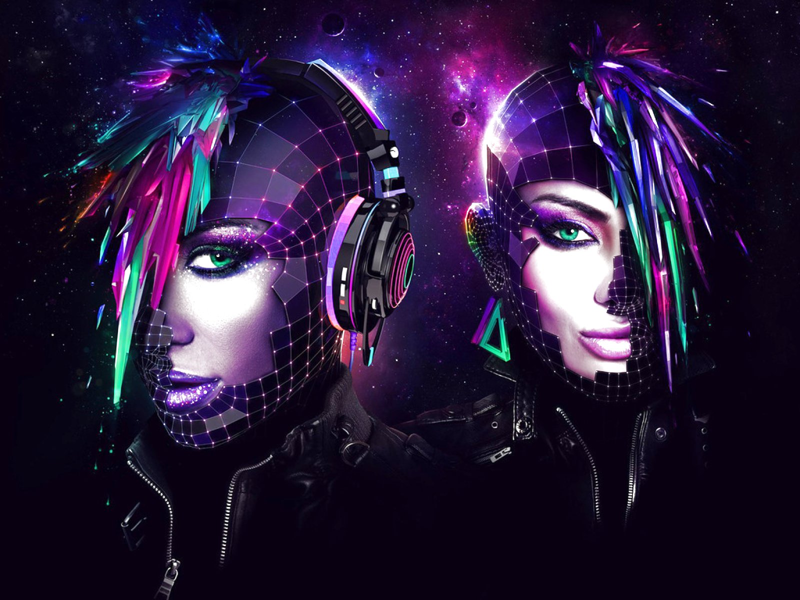 daft, Punk, Dubstep, Electro, House, Dance, Disco, Electronic, Robot, Cyborg Wallpaper