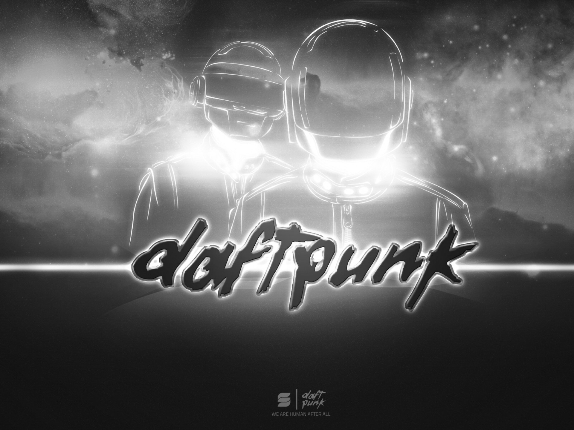 daft, Punk, Dubstep, Electro, House, Dance, Disco, Electronic, Robot, Cyborg Wallpaper