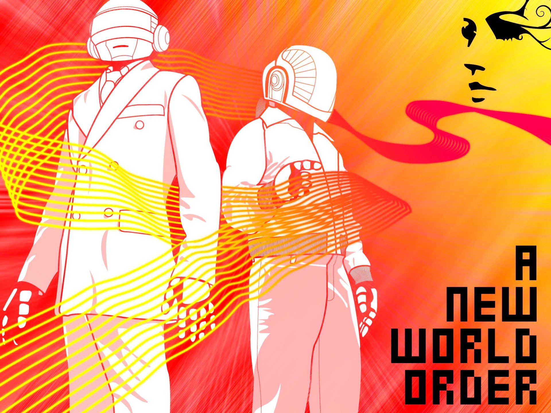 daft, Punk, Dubstep, Electro, House, Dance, Disco, Electronic, Robot, Cyborg Wallpaper