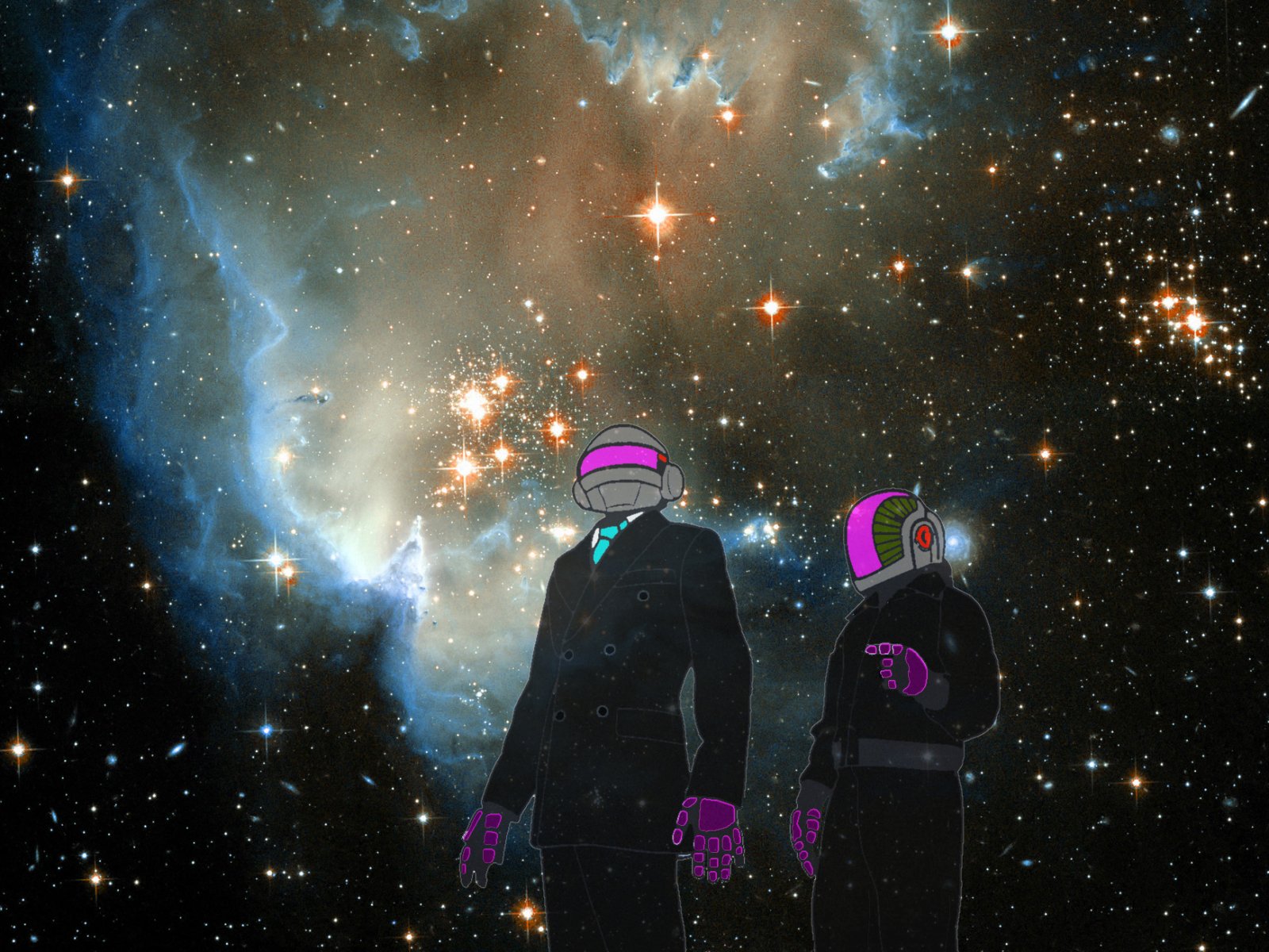 daft, Punk, Dubstep, Electro, House, Dance, Disco, Electronic, Robot, Cyborg Wallpaper