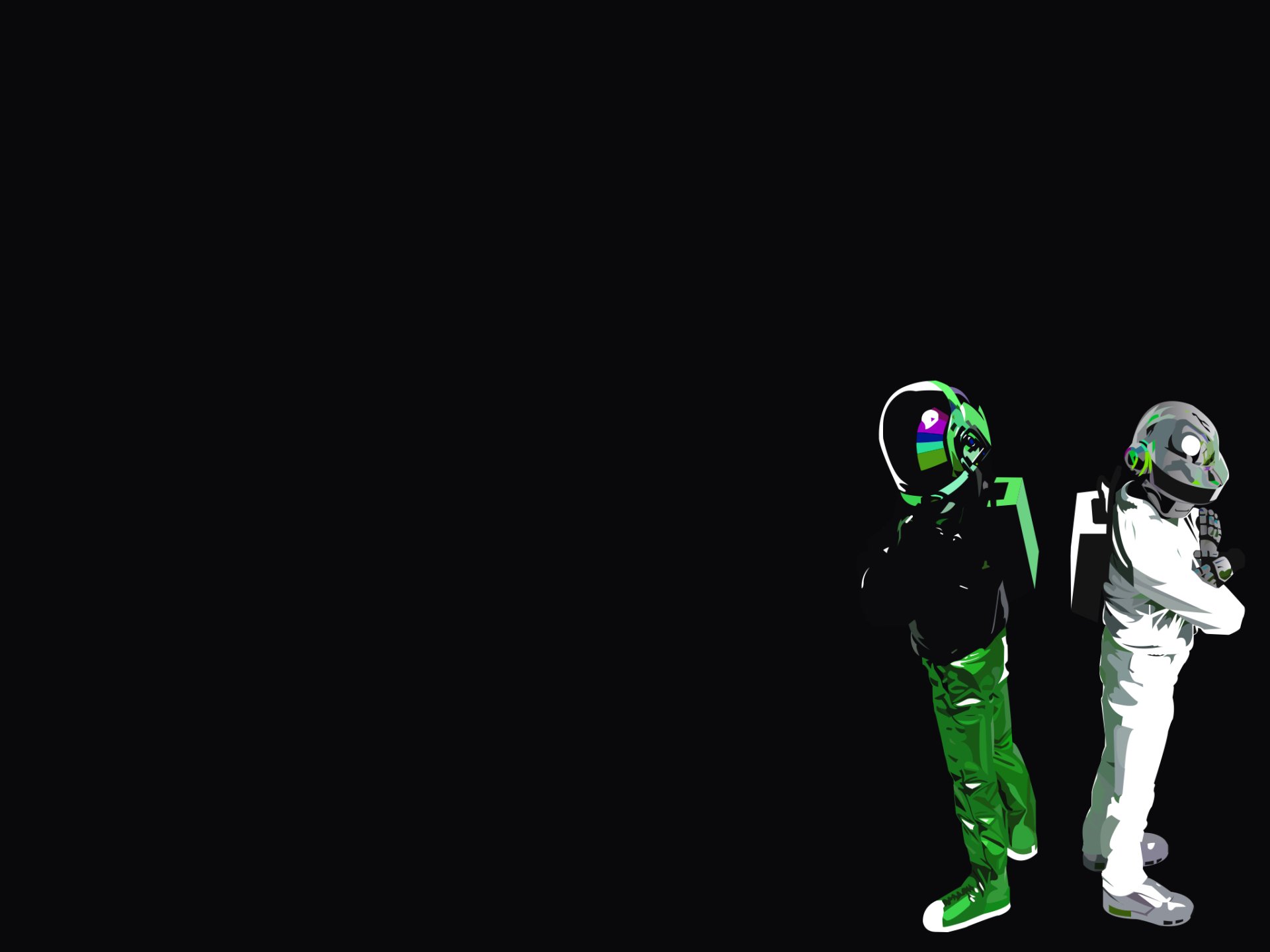 daft, Punk, Dubstep, Electro, House, Dance, Disco, Electronic, Robot, Cyborg Wallpaper
