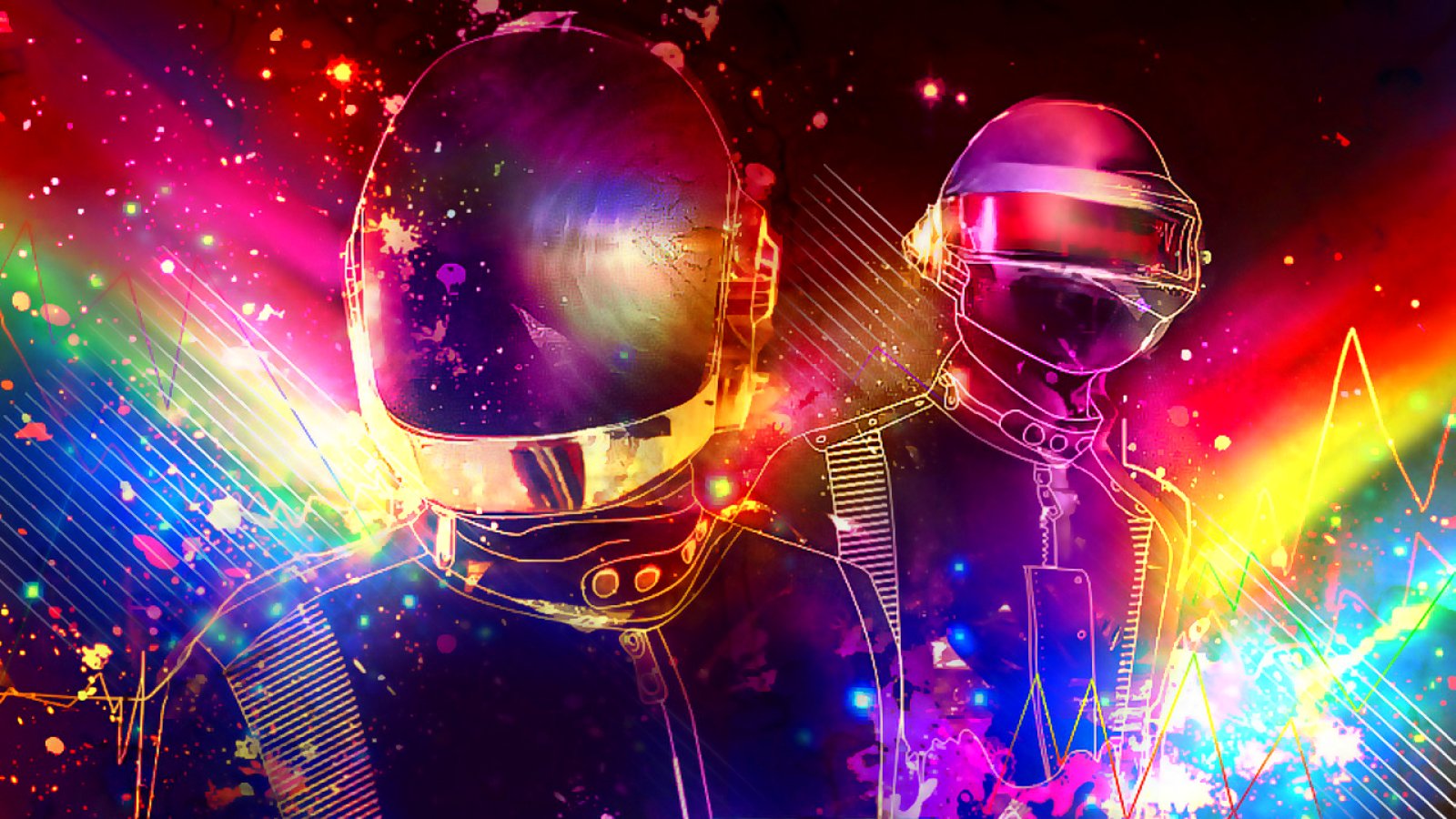 daft, Punk, Dubstep, Electro, House, Dance, Disco, Electronic, Robot, Cyborg Wallpaper