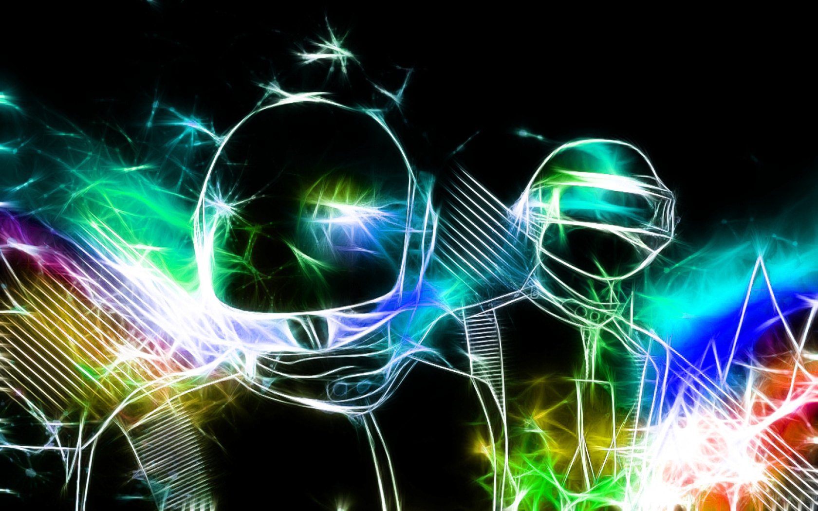 daft, Punk, Dubstep, Electro, House, Dance, Disco, Electronic, Robot, Cyborg Wallpaper