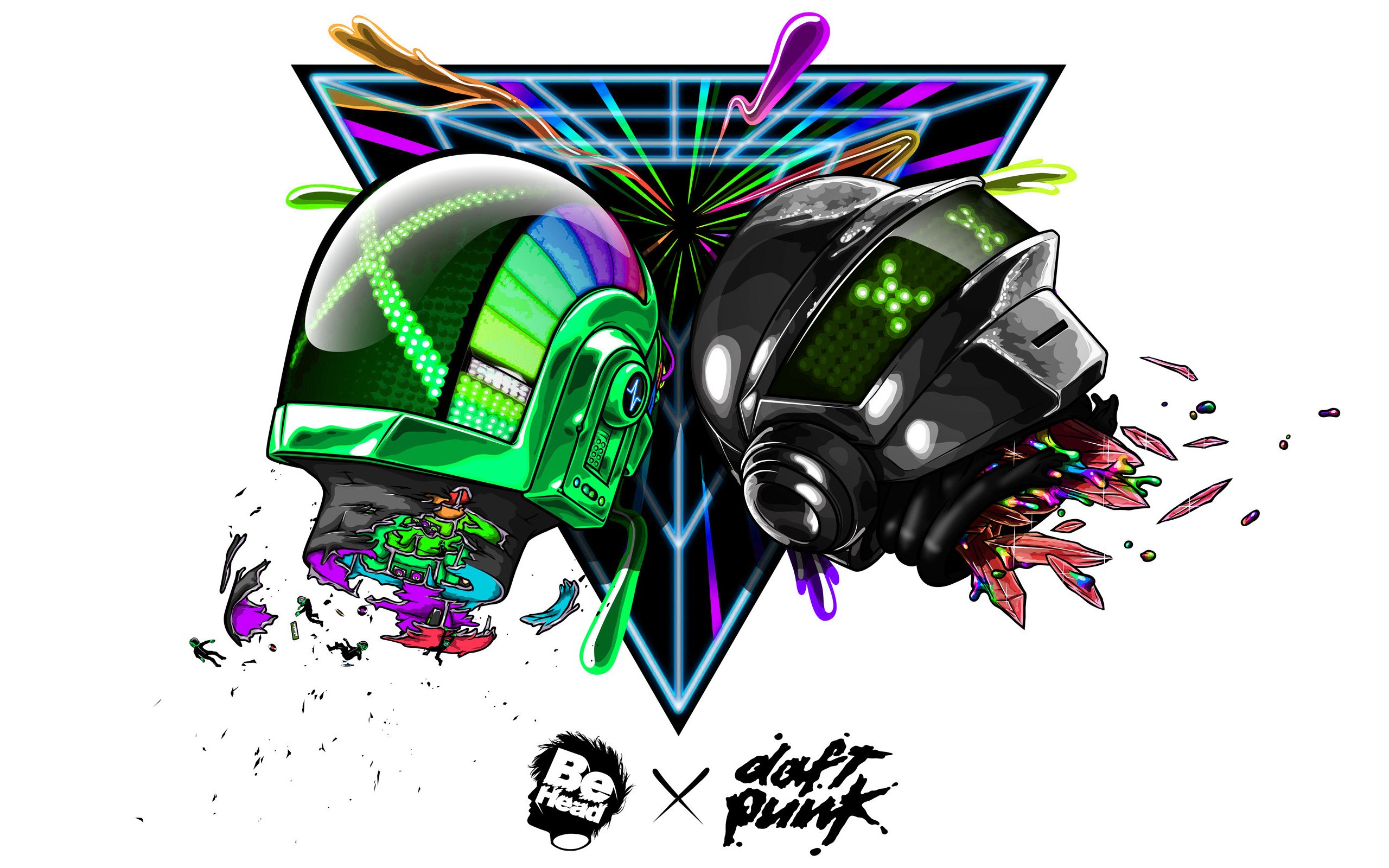 daft, Punk, Dubstep, Electro, House, Dance, Disco, Electronic, Robot, Cyborg Wallpaper