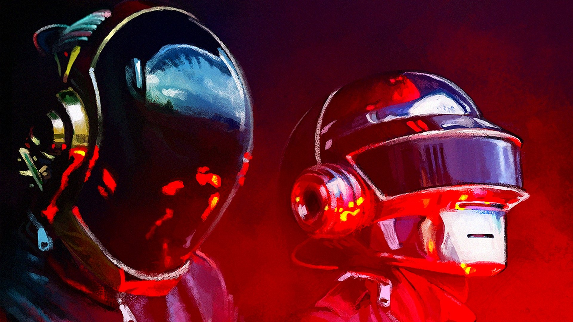 daft, Punk, Dubstep, Electro, House, Dance, Disco, Electronic, Robot, Cyborg Wallpaper