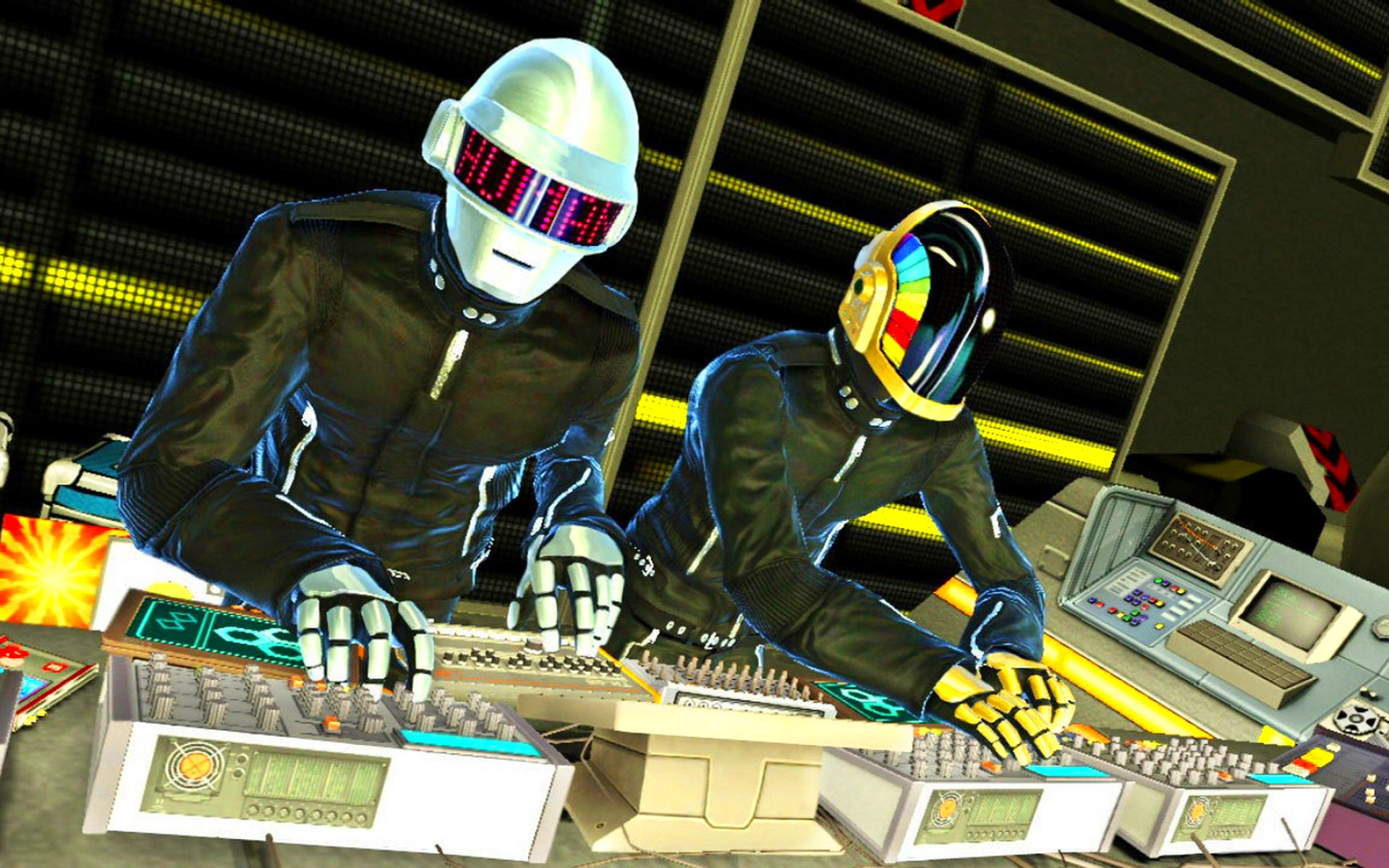 daft, Punk, Dubstep, Electro, House, Dance, Disco, Electronic, Robot, Cyborg Wallpaper