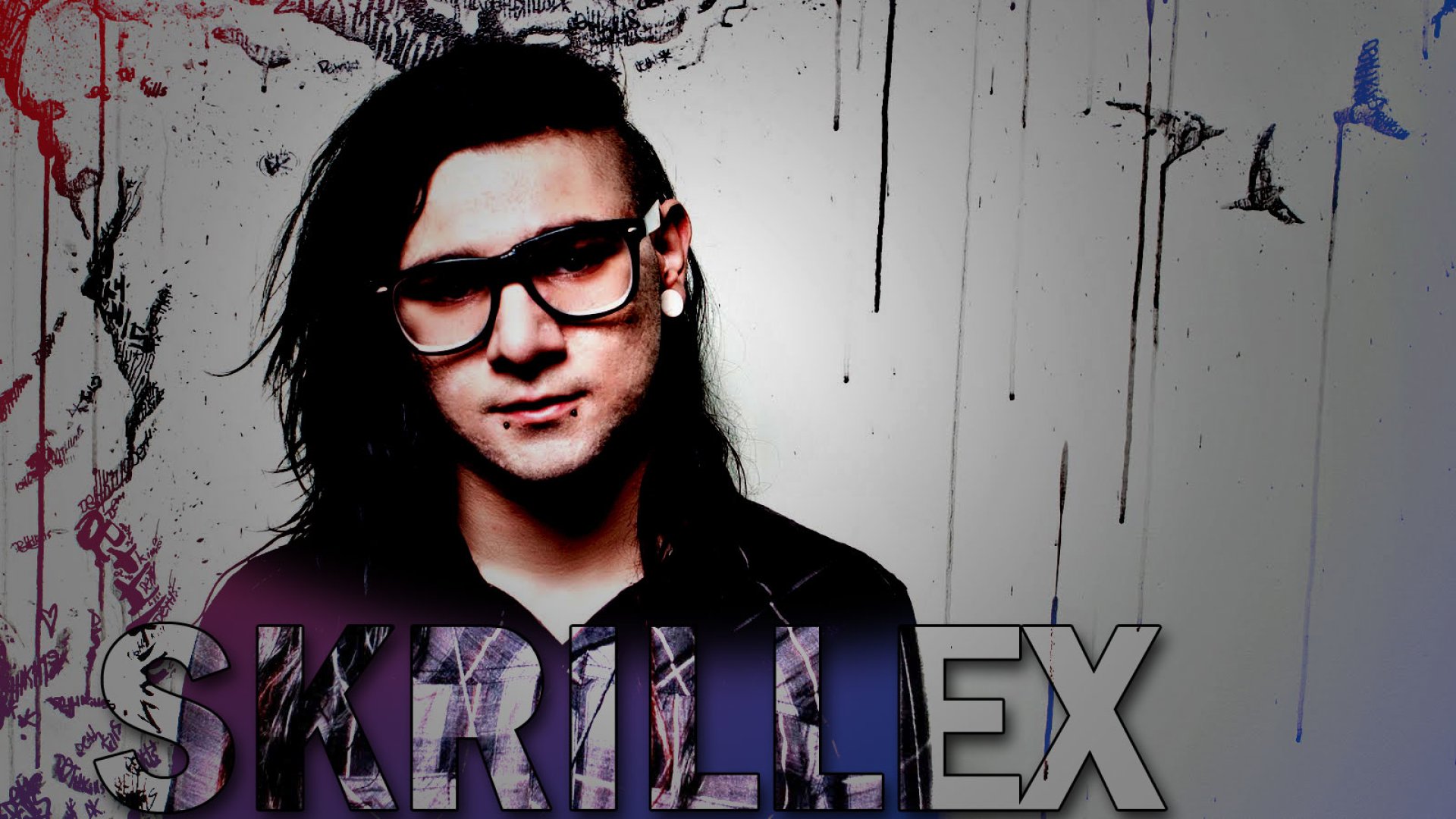 skrillex, Dubstep, Electro, House, Dance, Disco, Electronic, Robot, Cyborg Wallpaper