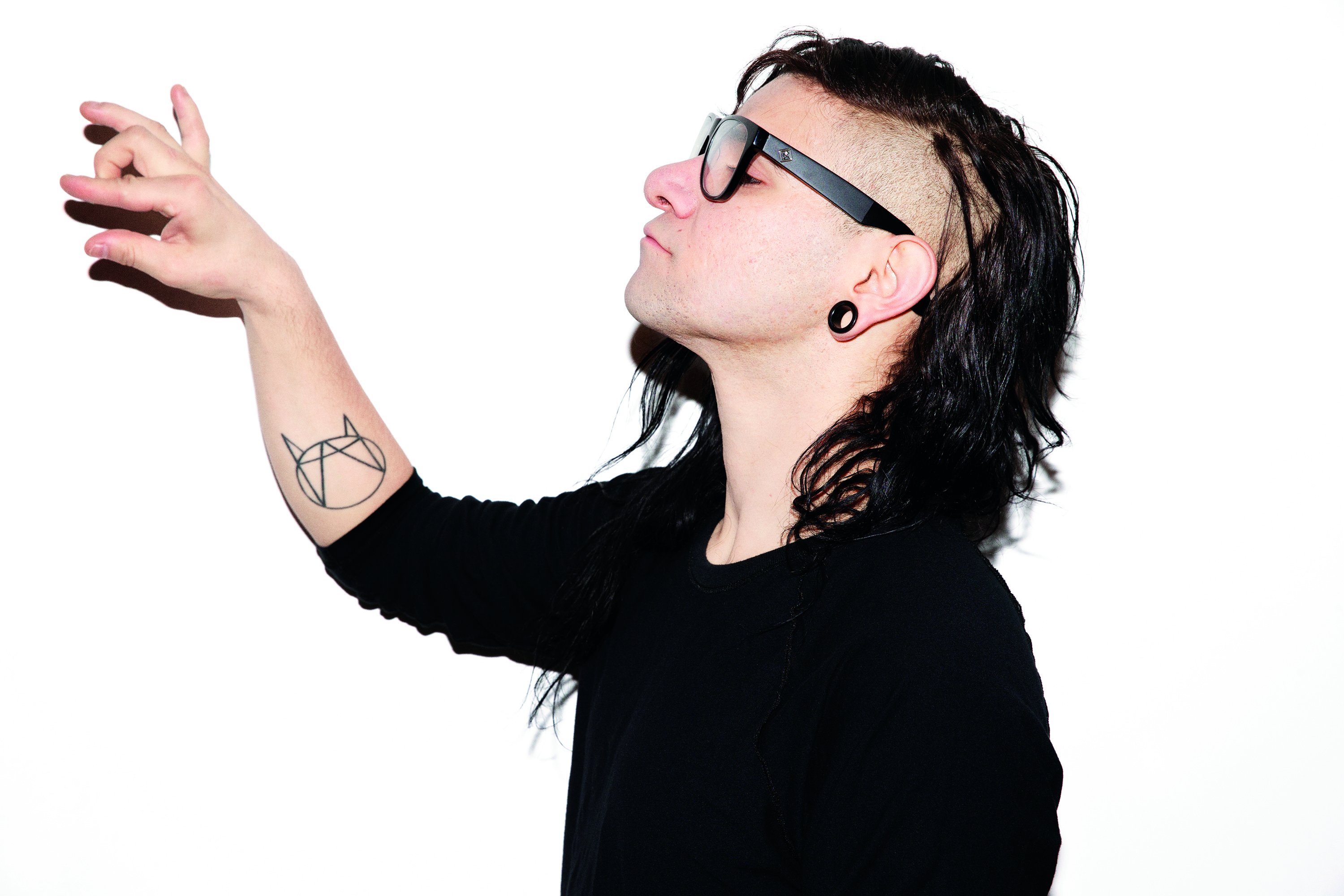 skrillex, Dubstep, Electro, House, Dance, Disco, Electronic, Robot, Cyborg Wallpaper