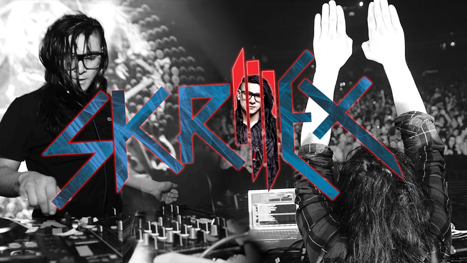 skrillex, Dubstep, Electro, House, Dance, Disco, Electronic, Robot, Cyborg, Poster Wallpaper