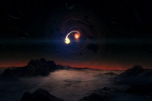 outer, Space, Fantasy, Art, Black, Hole