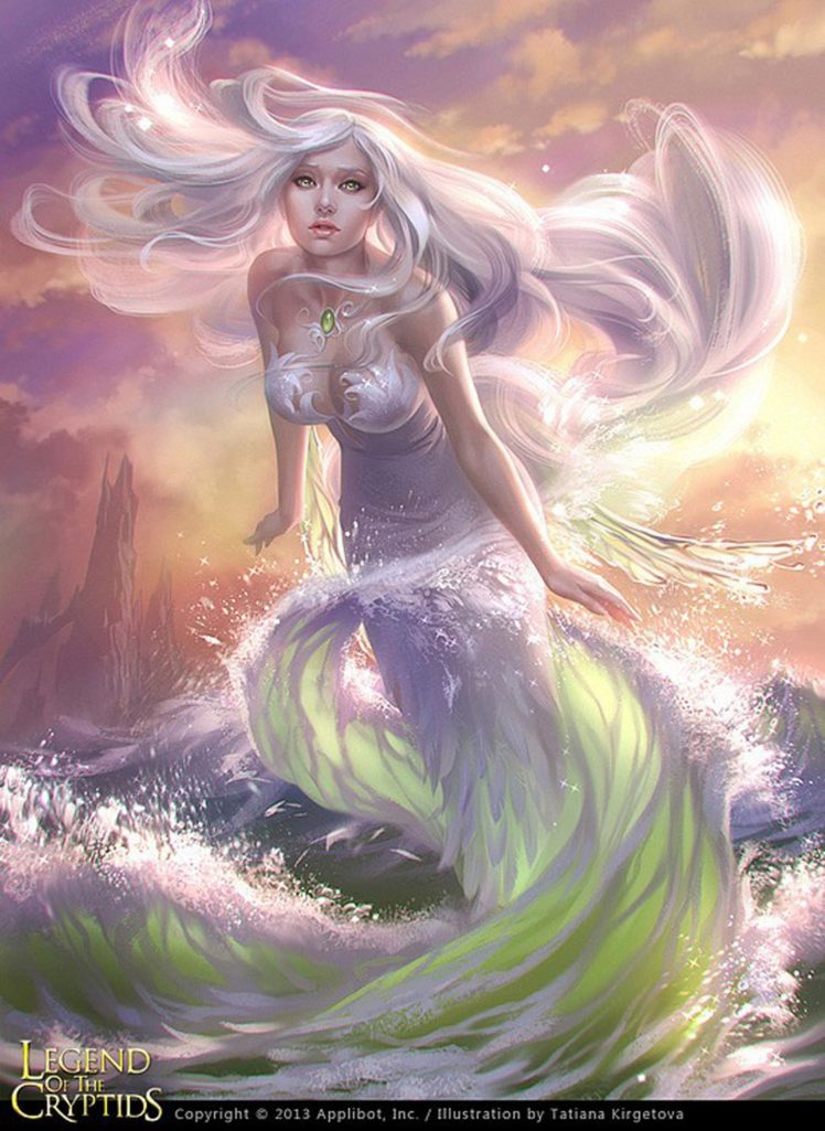 original, Fantasy, Character, Beauty, Girl, Water, Long, Hair, Beautiful, Mermaid HD Wallpaper Desktop Background