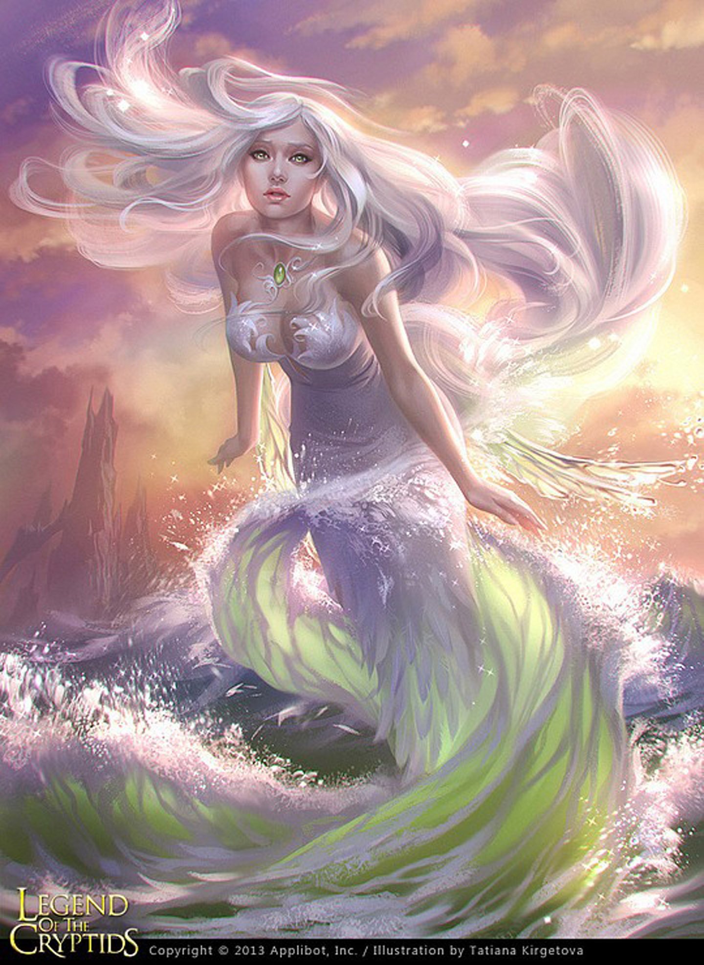 original, Fantasy, Character, Beauty, Girl, Water, Long, Hair, Beautiful, Mermaid Wallpaper