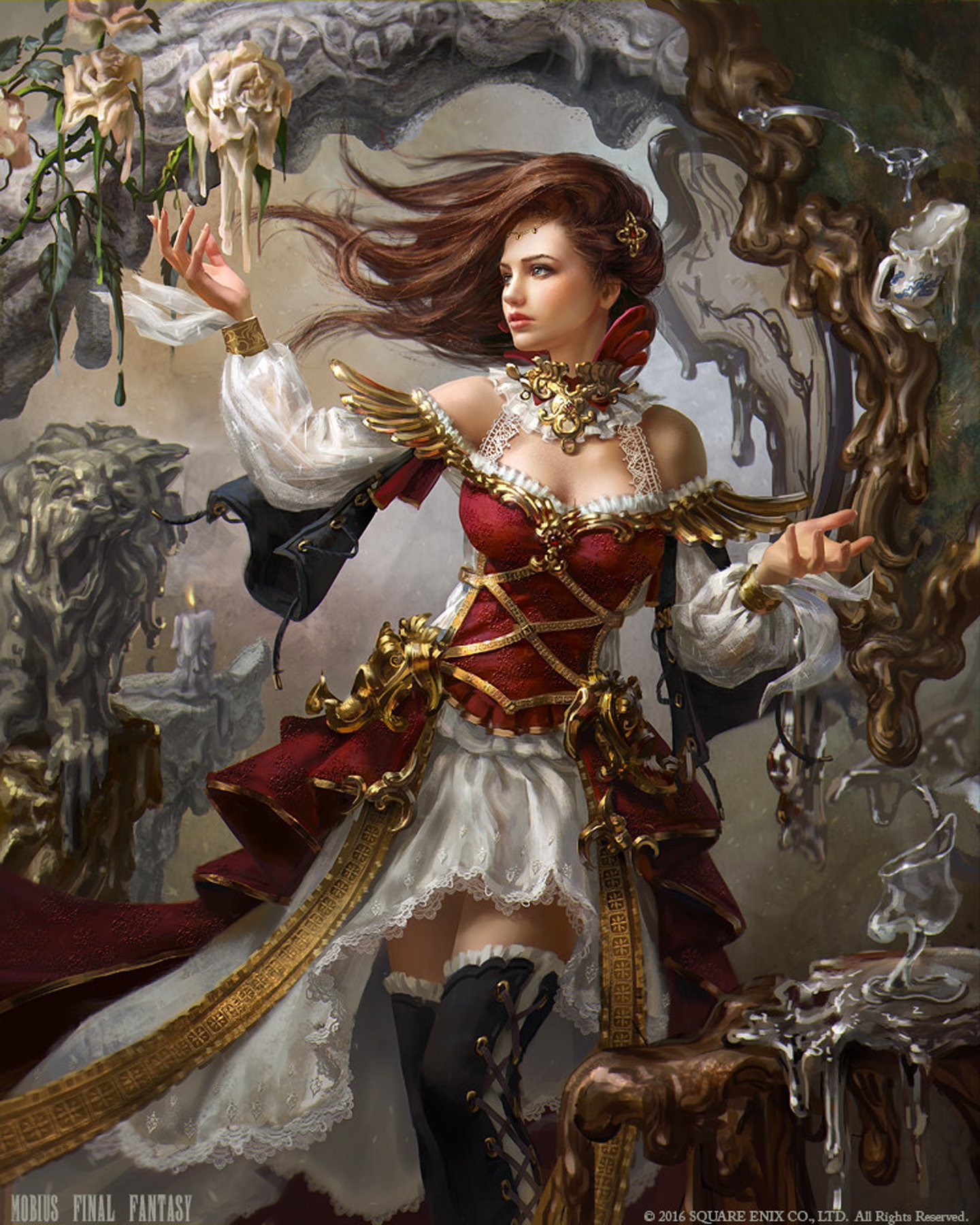 original, Fantasy, Character, Beauty, Dress, Girl, Long, Hair Wallpaper