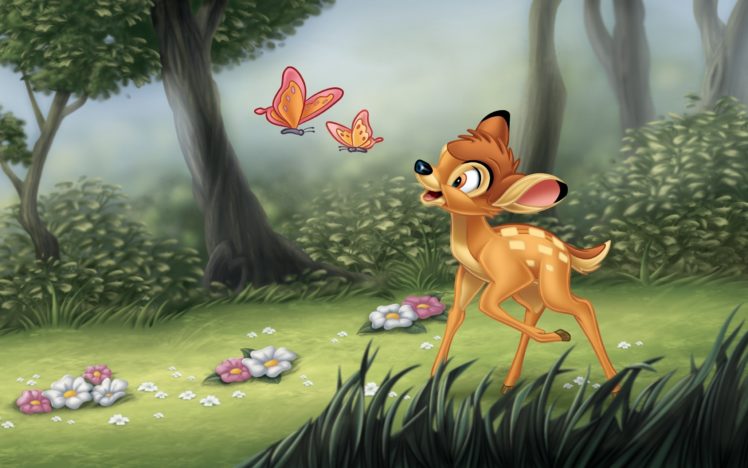 disney, Bambi, Cartoon HD Wallpaper Desktop Background