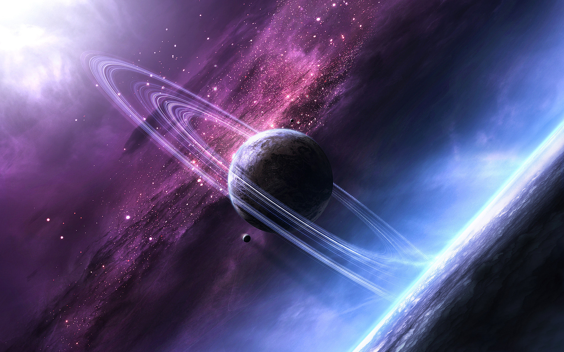 planets, Space, Planet, Stars Wallpaper