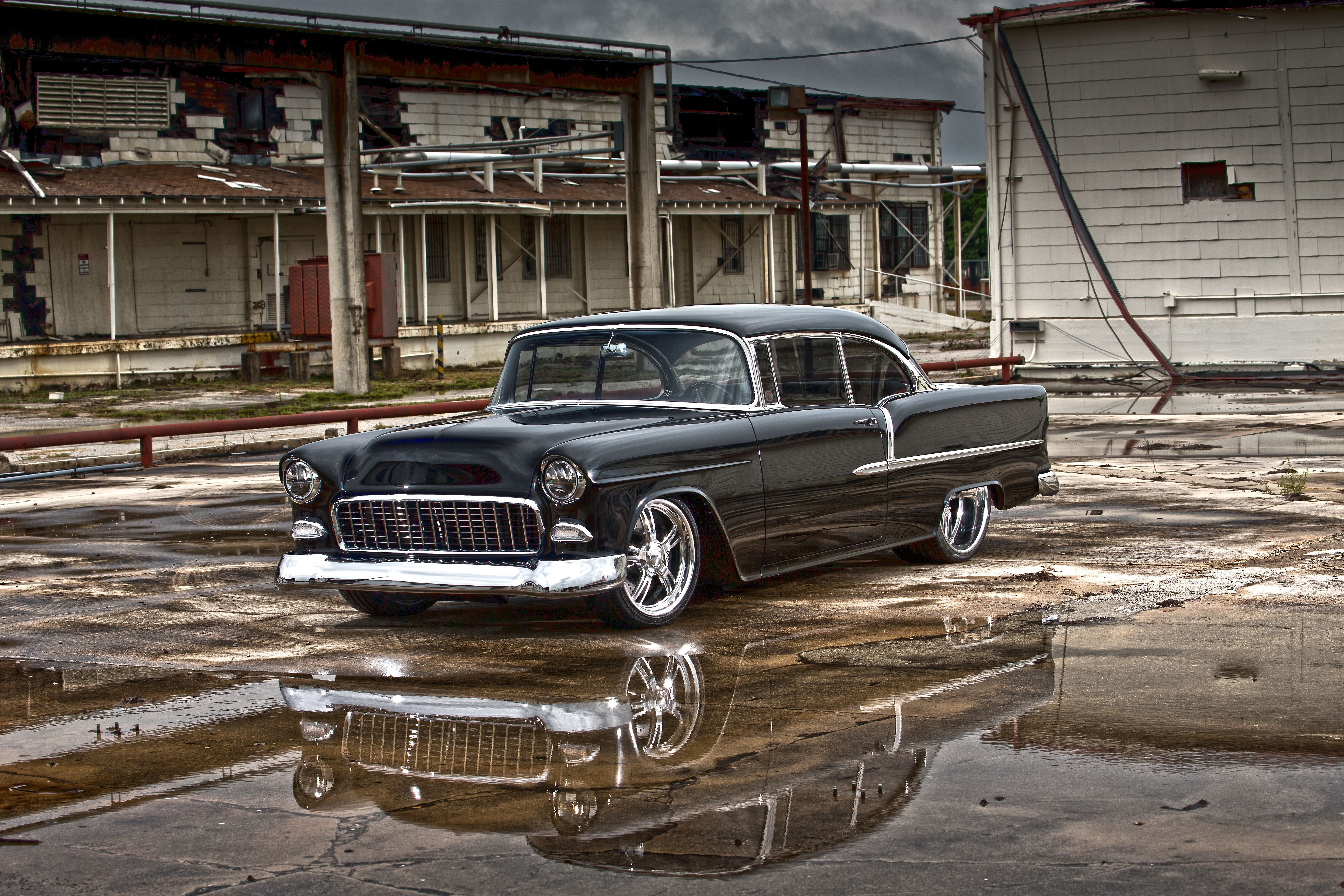 1955, Chevrolet, Bel, Air, Cars, Classic, Modified Wallpaper