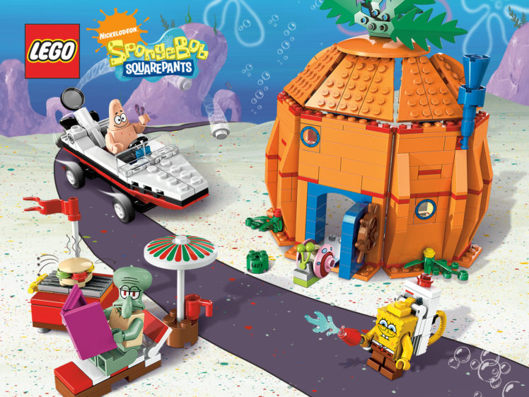 spongebob, Squarepants, Lego, Legos, Toy, Toys HD Wallpaper Desktop Background
