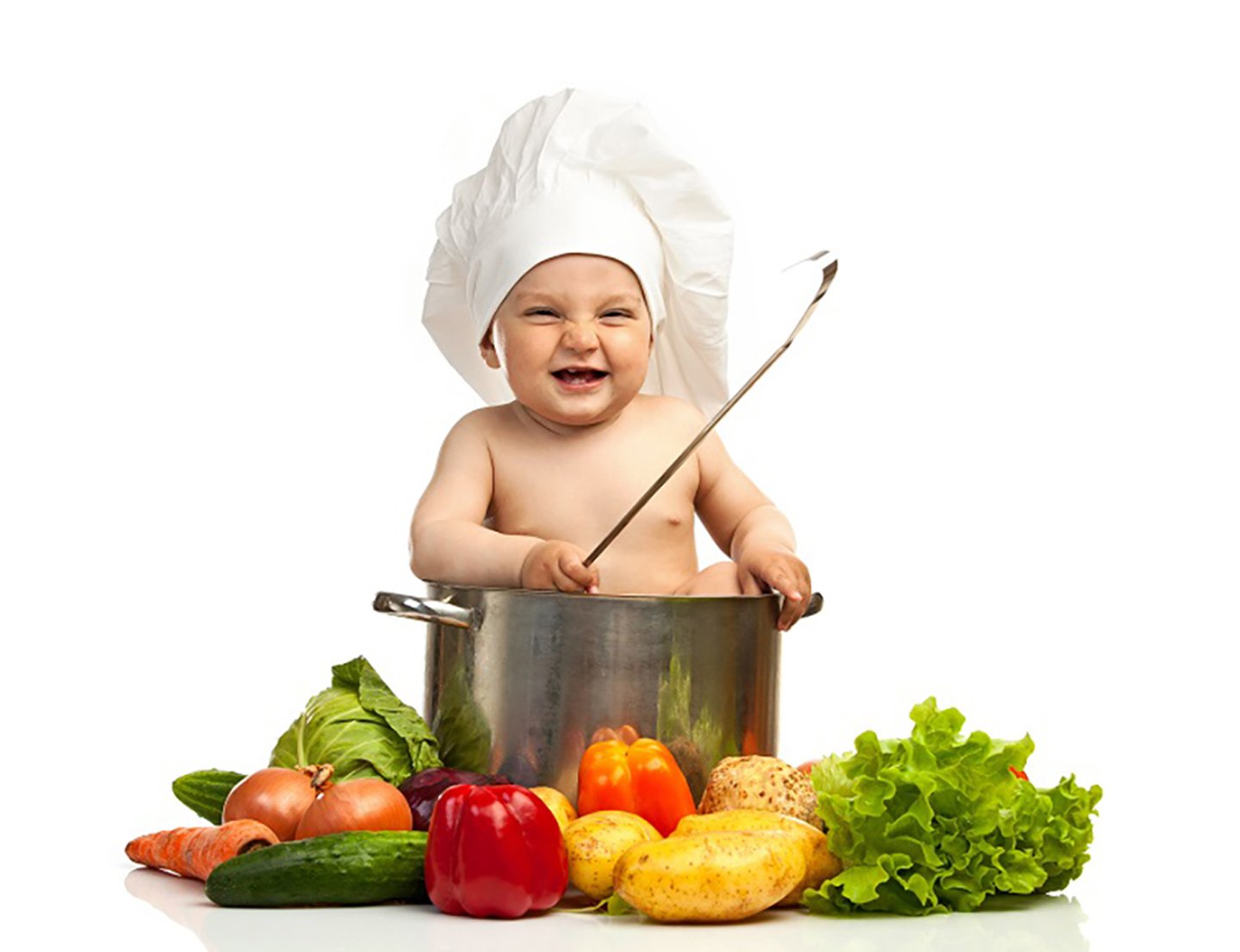 cute, Baby, Vegetables, In, The, Pot, Child Wallpapers HD ...