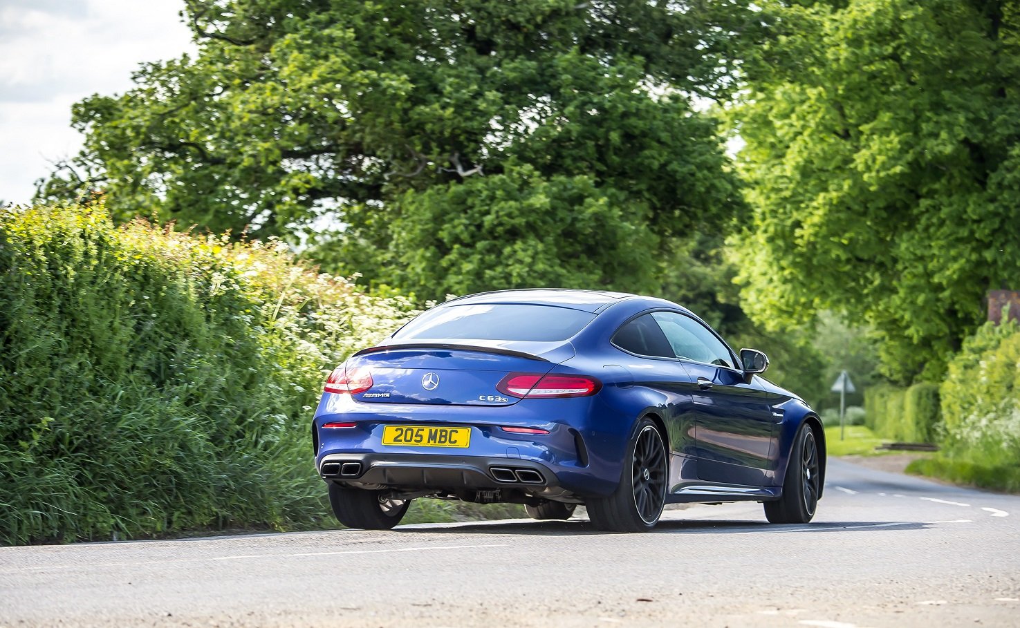 mercedes, Amg, C63, S, Coupe, Uk spec,  c205 , Cars, Blue, 2016 Wallpaper