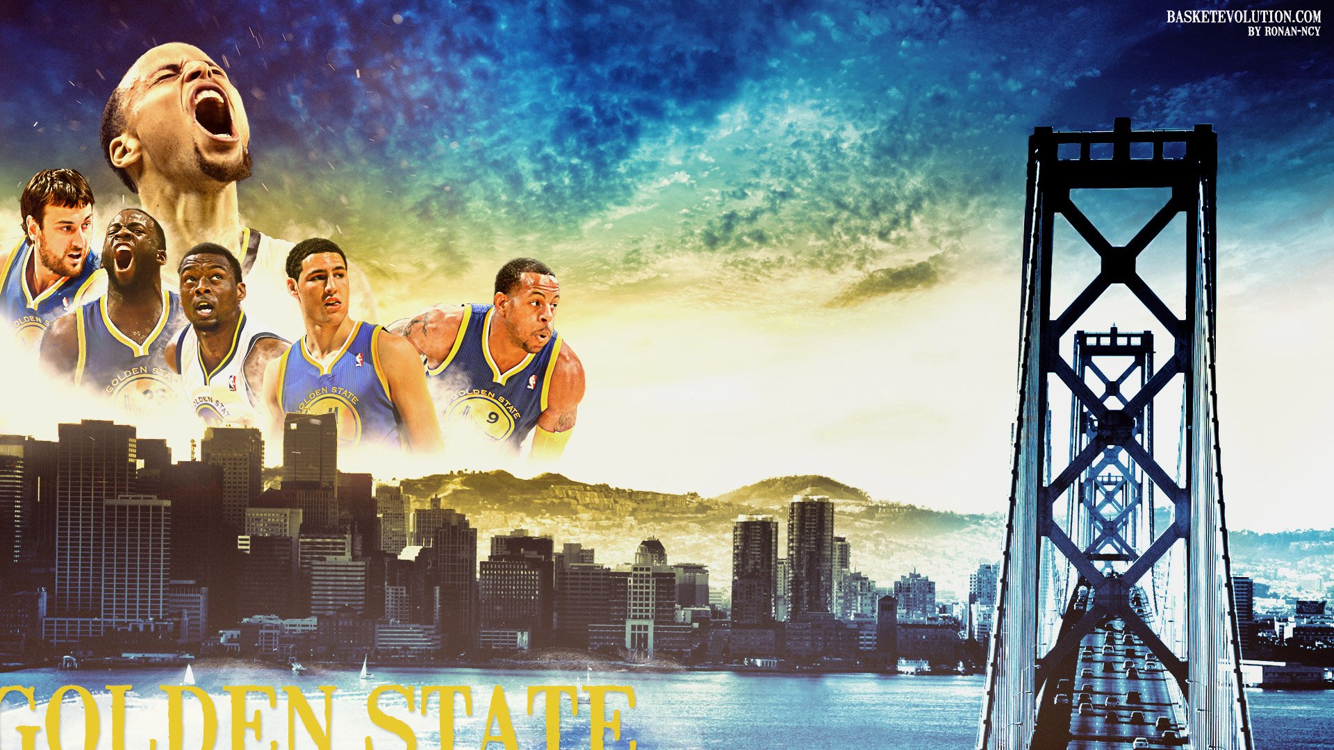 golden, State, Warriors, Nba, Basketball, Poster Wallpaper