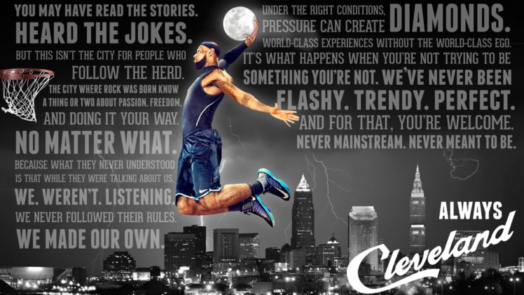 cleveland, Cavaliers, Nba, Basketball, Poster HD Wallpaper Desktop Background