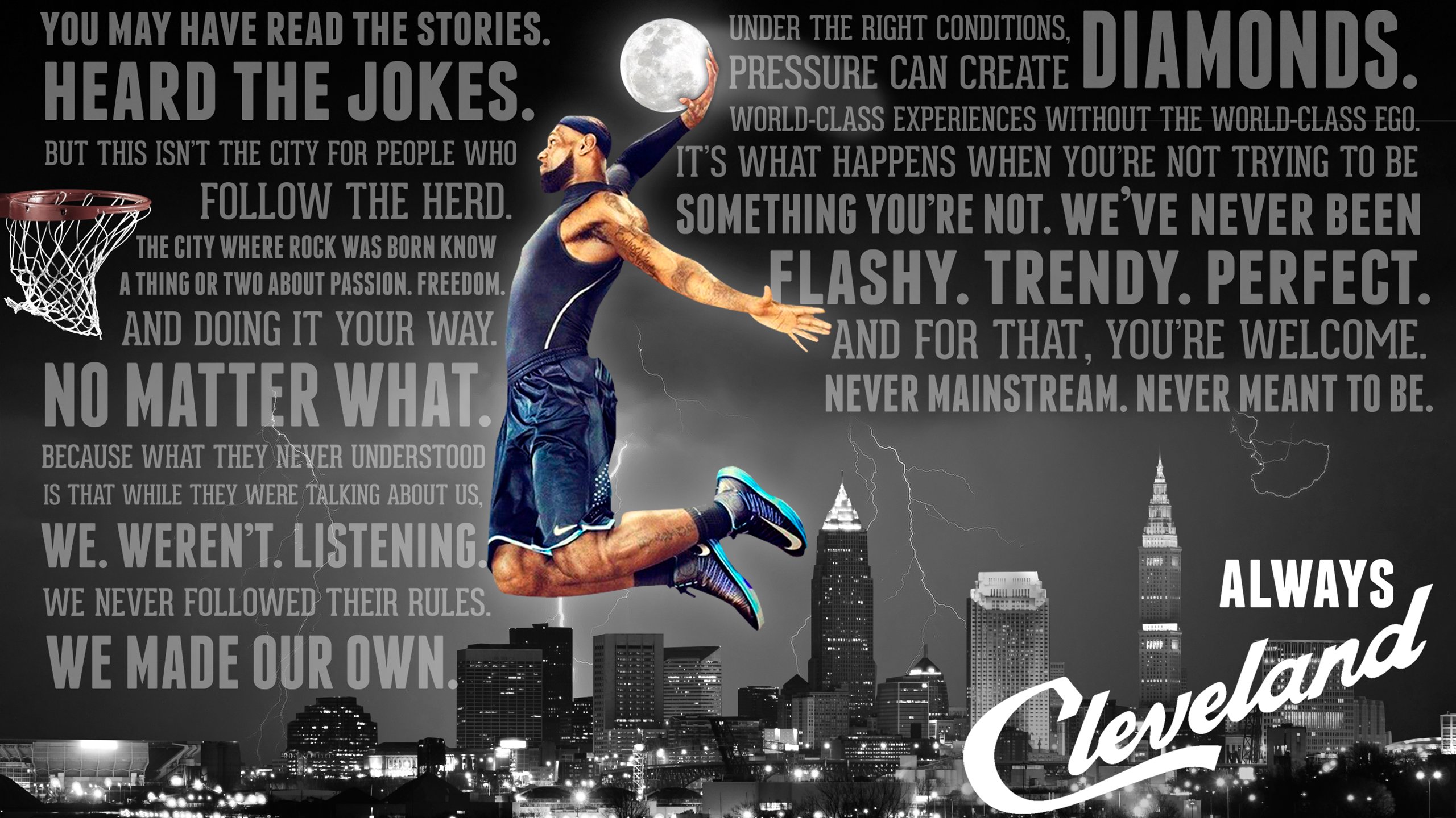 cleveland, Cavaliers, Nba, Basketball, Poster Wallpaper