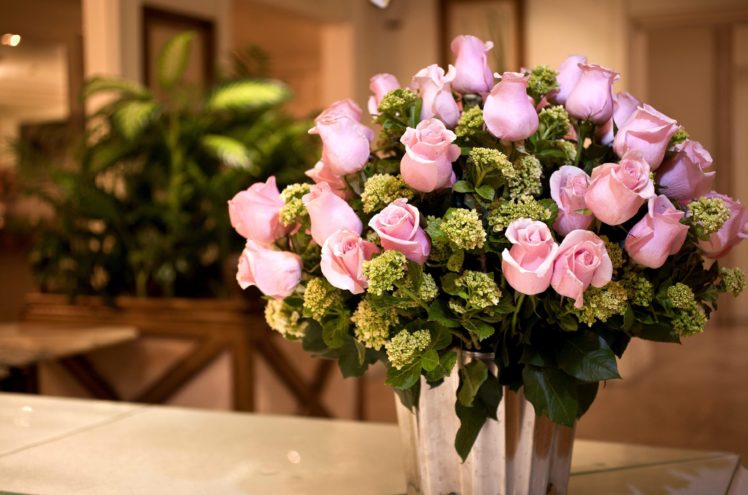 roses, Flowers, Bouquet, Vase, Beautifully HD Wallpaper Desktop Background