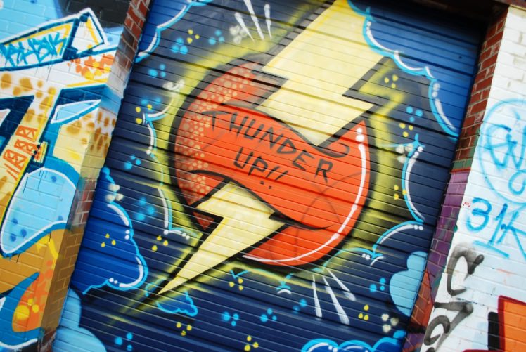 oklahoma, City, Thunder, Nba, Basketball, Poster, Graffiti HD Wallpaper Desktop Background