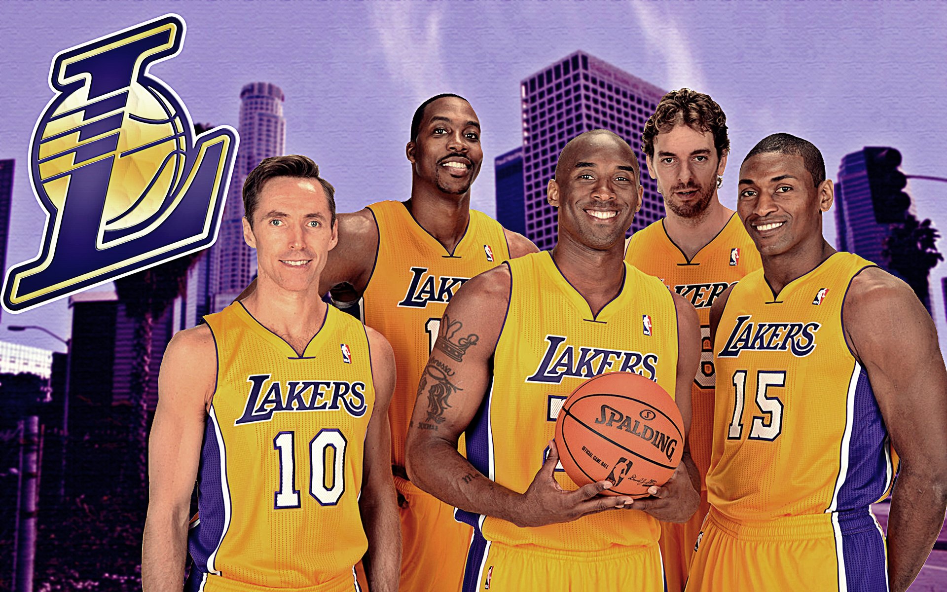 los, Angeles, Lakers, Nba, Basketball, Poster Wallpaper